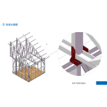 CFS Building Material Rhombus fortalecimento Connect Parts